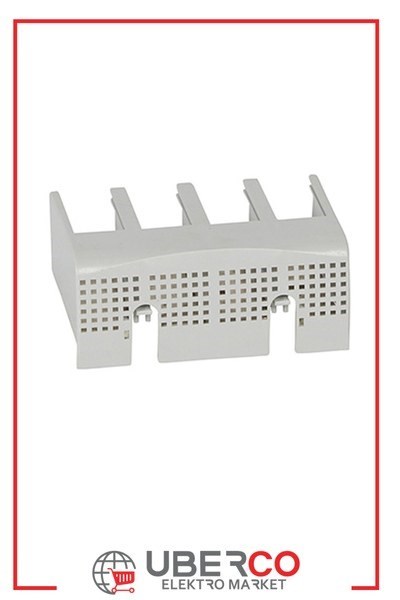 LEGRAND 421051Legrand DPX³ 160 serisi 4 kutup için arkadan bağ. Mühürlenebilir terminal koruyucu kapakLegrand Arkadan bağlantı için terminal koruyucu kapaklar (4{ubercoelektromarket}