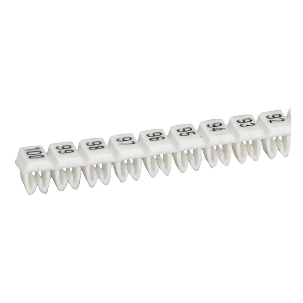 LEGRAND 038163Legrand CAB 3 İşaretleme Sistemi - Kablo ve klemens işaretleme - Rakam 61'den 80'e kadar - Kesit 1,5-2,5 mm²Legrand CAB 3 İşaretleme Sistemi - Kablo ve klemens{ubercoelektromarket}
