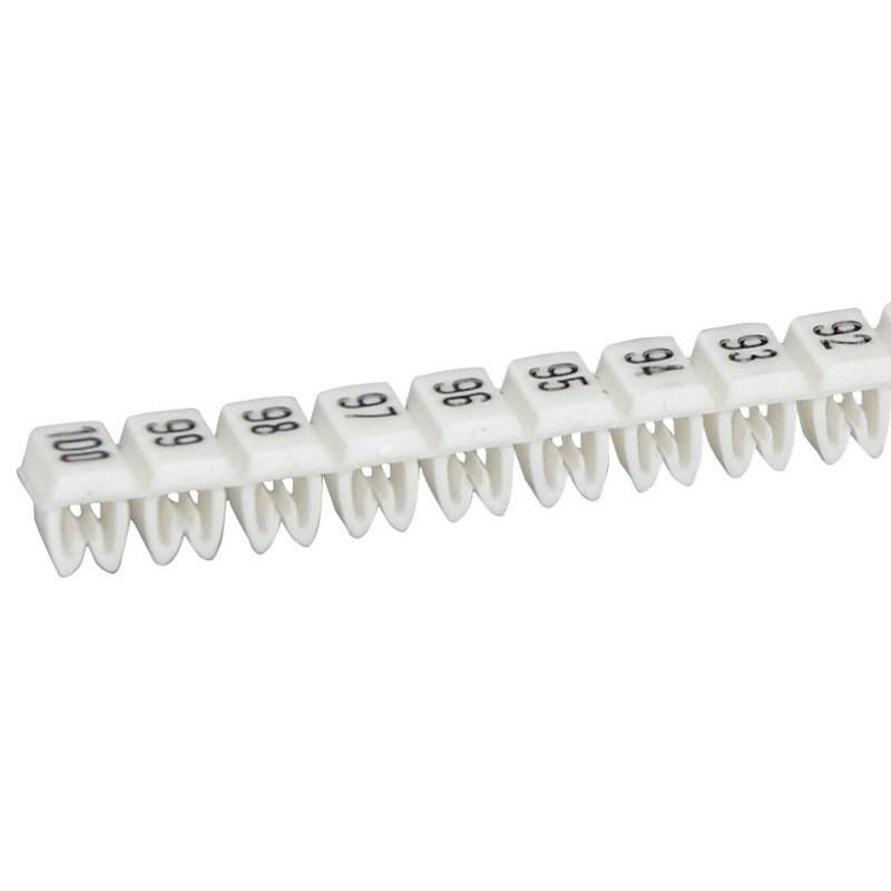 LEGRAND 038163Legrand CAB 3 İşaretleme Sistemi - Kablo ve klemens işaretleme - Rakam 61'den 80'e kadar - Kesit 1,5-2,5 mm²Legrand CAB 3 İşaretleme Sistemi - Kablo ve klemens{ubercoelektromarket}