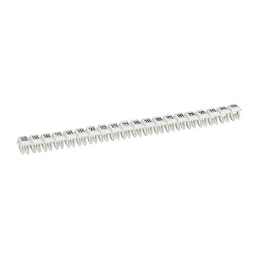 LEGRAND 038162Legrand CAB 3 İşaretleme Sistemi - Kablo ve klemens işaretleme - Rakam 41'den 60'a kadar - Kesit 1,5-2,5 mm²Legrand CAB 3 İşaretleme Sistemi - Kablo ve klemens{ubercoelektromarket}