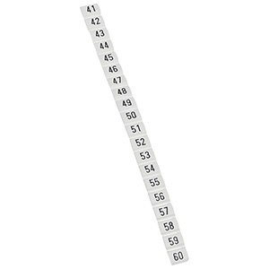 LEGRAND 038152Legrand CAB 3 İşaretleme Sistemi - Kablo ve klemens işaretleme - Rakam 41'den 60'a kadar - Kesit 0,5-1,5 mm²Legrand CAB 3 İşaretleme Sistemi - Kablo ve klemens{ubercoelektromarket}