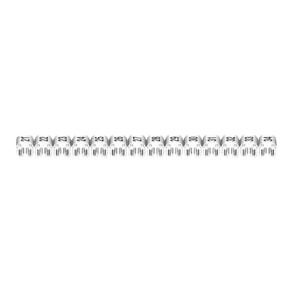 LEGRAND 038151Legrand CAB 3 İşaretleme Sistemi - Kablo ve klemens işaretleme - Rakam 21'den 40'a kadar - Kesit 0,5-1,5 mm²Legrand CAB 3 İşaretleme Sistemi - Kablo ve klemens{ubercoelektromarket}