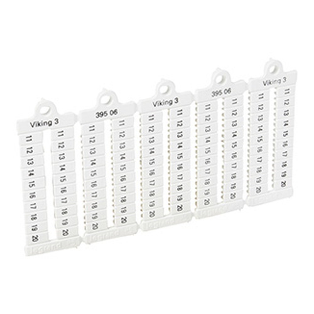 LEGRAND 039506Legrand CAB 3 İşaretleme Sistemi - Tekrarlanma Rakamlar - 10 kez 11-20 - Kesit 0,5-1,5 mm²Legrand CAB 3 İşaretleme Sistemi - Tekrarlanma Rakamlar{ubercoelektromarket}