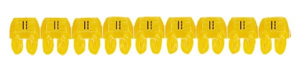 LEGRAND 038285Legrand CAB 3 İşaretleme Sistemi - Viking 3 klemens/kablo sembol işaretleme - Sembol = - Kesit 1,5-2,5 mm²Legrand CAB 3 İşaretleme Sistemi - Viking 3 klemens-kablo{ubercoelektromarket}