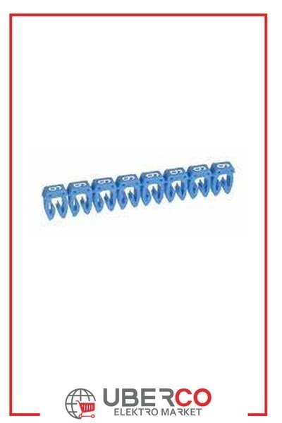 LEGRAND 038216Legrand CAB 3 İşaretleme Sistemi - Viking 3 klemens/kablo rakam işaretleme - Rakam 6 - Kesit 0,5-1,5 mm²Legrand CAB 3 İşaretleme Sistemi - Viking 3 klemens-kablo{ubercoelektromarket}