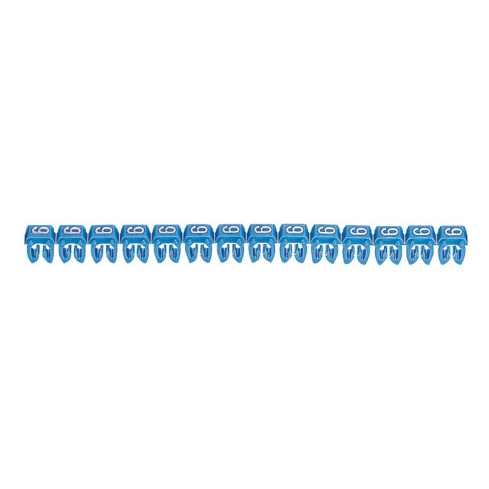 LEGRAND 038106Legrand CAB 3 İşaretleme Sistemi - Viking 3 klemens/kablo rakam işaretleme - Rakam 6 - Kesit 0,15-0,5 mm²Legrand CAB 3 İşaretleme Sistemi - Viking 3 klemens-kablo{ubercoelektromarket}