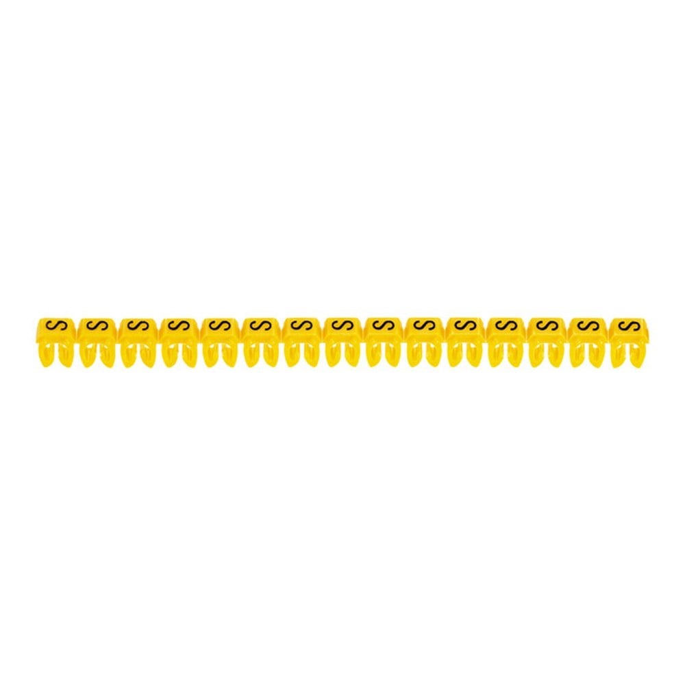 LEGRAND 038128Legrand CAB 3 İşaretleme Sistemi - Viking 3 klemens/kablo harf işaretleme - Harf S - Kesit 0,15-0,5 mm²Legrand CAB 3 İşaretleme Sistemi - Viking 3 klemens-kablo{ubercoelektromarket}