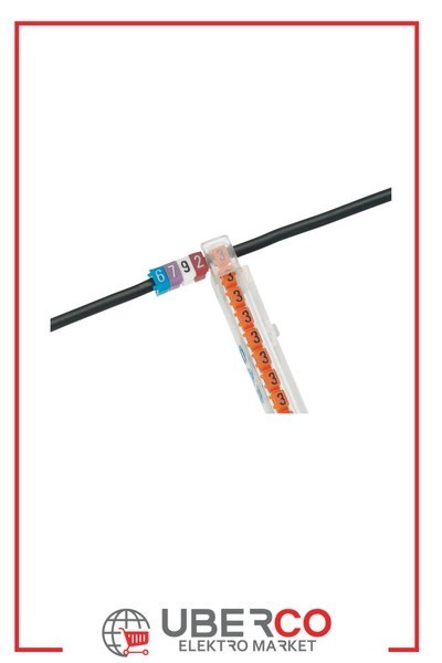 LEGRAND 038103Legrand CAB 3 İşaretleme Sistemi - Viking 3 klemens/kablo rakam işaretleme - Rakam 3 - Kesit 0,15-0,5 mm²Legrand CAB 3 İşaretleme Sistemi - Viking 3 klemens-kablo{ubercoelektromarket}