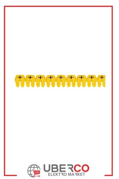 LEGRAND 038272Legrand CAB 3 İşaretleme Sistemi - Viking 3 klemens/kablo sembol işaretleme - Sembol + - Kesit 0,5-1,5 mm²Legrand CAB 3 İşaretleme Sistemi - Viking 3 klemens-kablo{ubercoelektromarket}