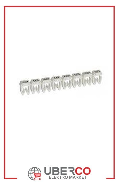 LEGRAND 038219Legrand CAB 3 İşaretleme Sistemi - Viking 3 klemens/kablo rakam işaretleme - Rakam 9 - Kesit 0,5-1,5 mm²Legrand CAB 3 İşaretleme Sistemi - Viking 3 klemens-kablo{ubercoelektromarket}