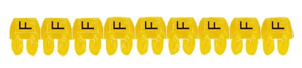 LEGRAND 038365Legrand CAB 3 İşaretleme Sistemi - Viking 3 klemens/kablo harf işaretleme - Harf F - Kesit 4-6 mm²Legrand CAB 3 İşaretleme Sistemi - Viking 3 klemens-kablo{ubercoelektromarket}