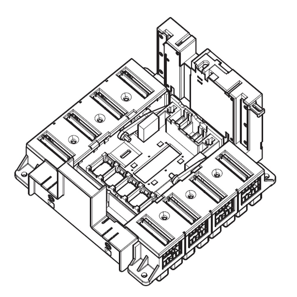 LEGRAND 422586Legrand DPX³ 1600 çekmeceli tip 3P kompakt için ön terminalLegrand Çekmeceli Tip - Ön terminaller - 3K{ubercoelektromarket}