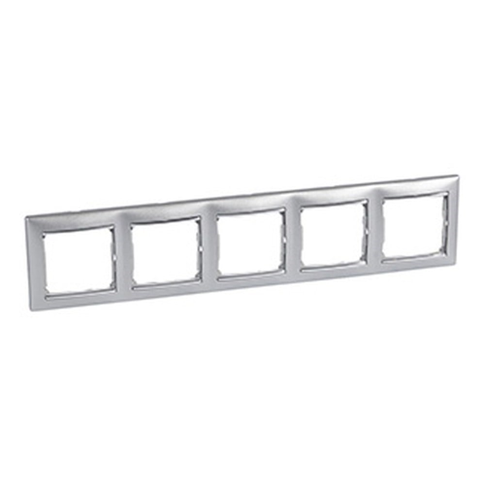 LEGRAND 770355Legrand Çerçeveler - Beşli - Alüminyum / Gümüş bantlıLegrand Çerçeveler - Beşli - Alüminyum - Gümüş bantlı{ubercoelektromarket}
