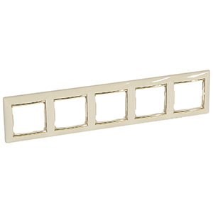 LEGRAND 774155Legrand Çerçeveler - Beşli - Bej / Altın bantlıLegrand Çerçeveler - Beşli - Bej - Altın bantlı{ubercoelektromarket}