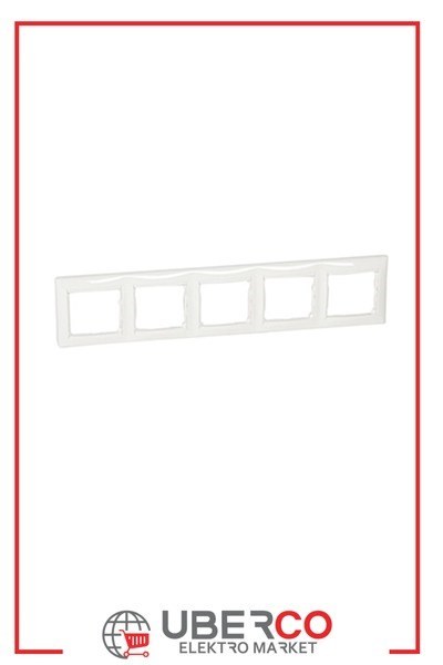 LEGRAND 774455Legrand Çerçeveler - Beşli - BeyazLegrand Çerçeveler - Beşli - Beyaz{ubercoelektromarket}