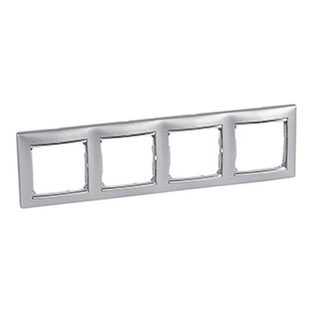 LEGRAND 770354Legrand Çerçeveler - Dörtlü - Alüminyum / Gümüş bantlıLegrand Çerçeveler - Dörtlü - Alüminyum - Gümüş bantlı{ubercoelektromarket}