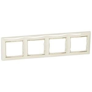 LEGRAND 774154Legrand Çerçeveler - Dörtlü - Bej / Altın bantlıLegrand Çerçeveler - Dörtlü - Bej - Altın bantlı{ubercoelektromarket}