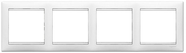 LEGRAND 774454Legrand Çerçeveler - Dörtlü - BeyazLegrand Çerçeveler - Dörtlü - Beyaz{ubercoelektromarket}
