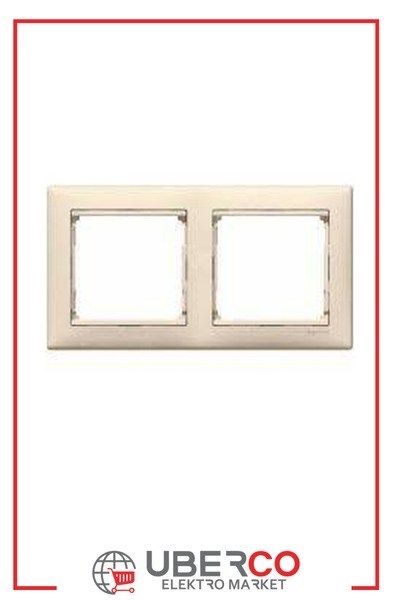LEGRAND 774352Legrand Çerçeveler - İkili - BejLegrand Çerçeveler - İkili - Bej{ubercoelektromarket}