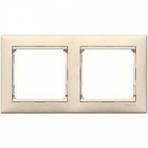 LEGRAND 774352Legrand Çerçeveler - İkili - BejLegrand Çerçeveler - İkili - Bej{ubercoelektromarket}