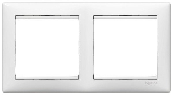 LEGRAND 774452Legrand Çerçeveler - İkili - BeyazLegrand Çerçeveler - İkili - Beyaz{ubercoelektromarket}