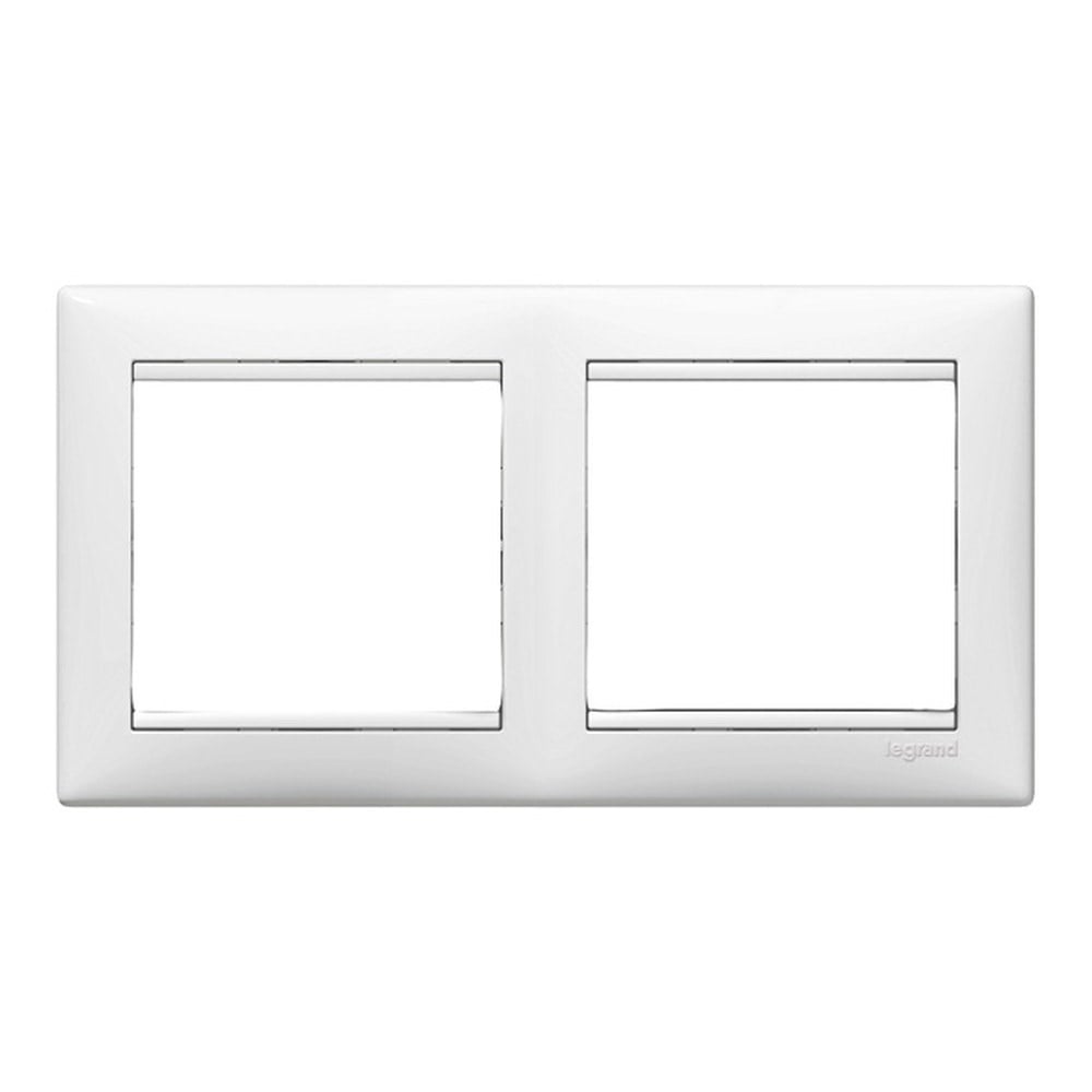 LEGRAND 774452Legrand Çerçeveler - İkili - BeyazLegrand Çerçeveler - İkili - Beyaz{ubercoelektromarket}