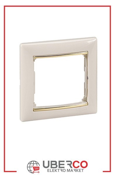 LEGRAND 774151Legrand Çerçeveler - Tekli - Bej / Altın bantlıLegrand Çerçeveler - Tekli - Bej - Altın bantlı{ubercoelektromarket}