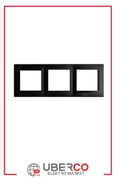 LEGRAND 767363Legrand Salbei serisi Antrasit renk 3'lü  çerçeveLegrand Çerçeveler - Üçlü Antrasit{ubercoelektromarket}