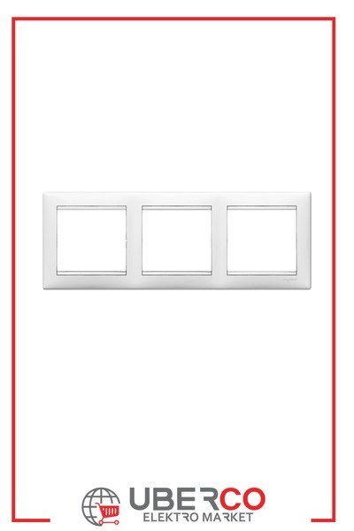 LEGRAND 774453Legrand Çerçeveler - Üçlü - BeyazLegrand Çerçeveler - Üçlü - Beyaz{ubercoelektromarket}
