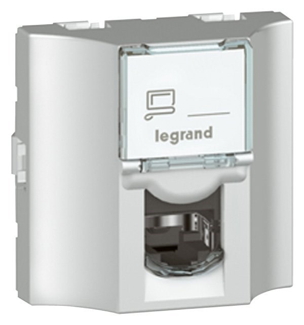 LEGRAND 078626Legrand Çift Taraflı RJ45 Girişli CAT6 UTP, 8 Kontak, Alü.Legrand Çift Taraflı RJ45 Girişli CAT6 UTP, 8 Kontak, Alü.{ubercoelektromarket}