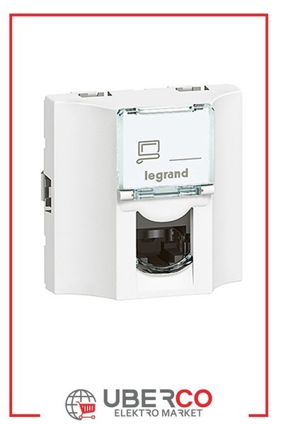 LEGRAND 078623Legrand Çift Taraflı RJ45 Girişli CAT6A FTP, 9 Kontak, BeyazLegrand Çift Taraflı RJ45 Girişli CAT6A FTP, 9 Kontak, Beyaz{ubercoelektromarket}