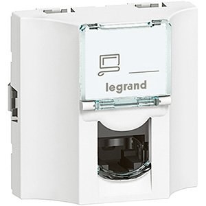LEGRAND 078623Legrand Çift Taraflı RJ45 Girişli CAT6A FTP, 9 Kontak, BeyazLegrand Çift Taraflı RJ45 Girişli CAT6A FTP, 9 Kontak, Beyaz{ubercoelektromarket}