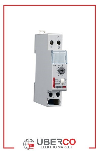 LEGRAND 004704Legrand Çok fonksiyonlu Merdiven otomatiği 230V 16A çıkış 0.5sn den 12dk ayarlanabilirLegrand Çok fonksiyonlu- kapı giriş sistemleri ile uyumlu{ubercoelektromarket}
