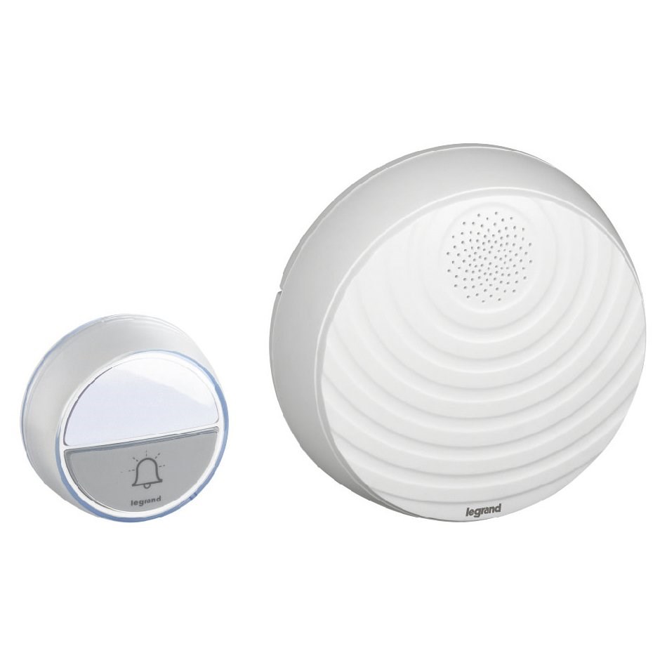 LEGRAND 094252Legrand Comfort serisi RF zil kiti, IP44 zil butonu - BeyazLegrand Comfort serisi RF zil kiti, IP44 zil butonu - Beyaz{ubercoelektromarket}