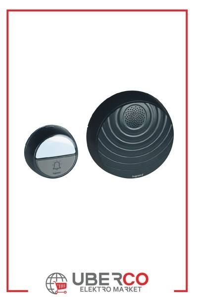LEGRAND 094253Legrand Comfort serisi RF zil kiti, IP44 zil butonu - AntrasitLegrand Comfort serisi RF zil kiti, IP44 zil butonu{ubercoelektromarket}