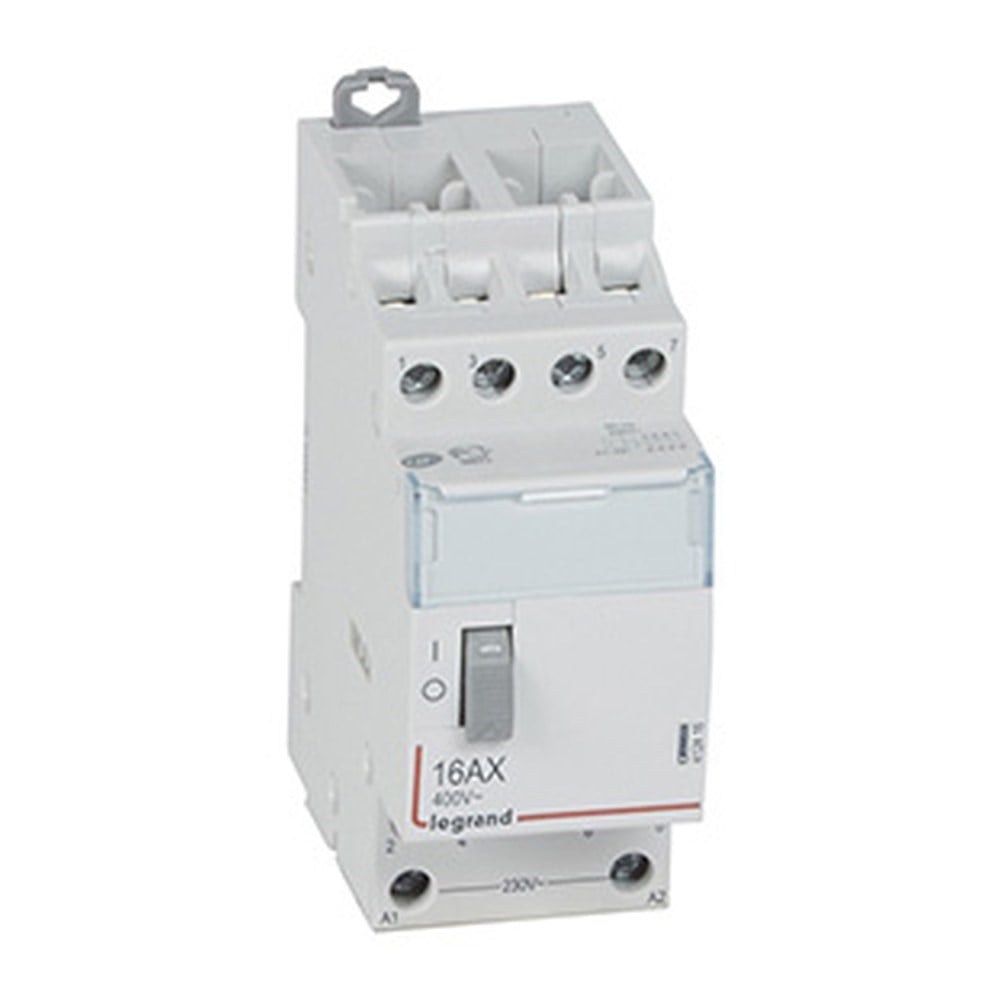 LEGRAND 412416Legrand Darbe akım anahtarı (Telerüptör) 4P 16A 230V kontrol gerilimi 4NA kontaklıLegrand Darbe Akım Anahtarı (Telerüptör) - 4K 16A 230V - 4NA{ubercoelektromarket}