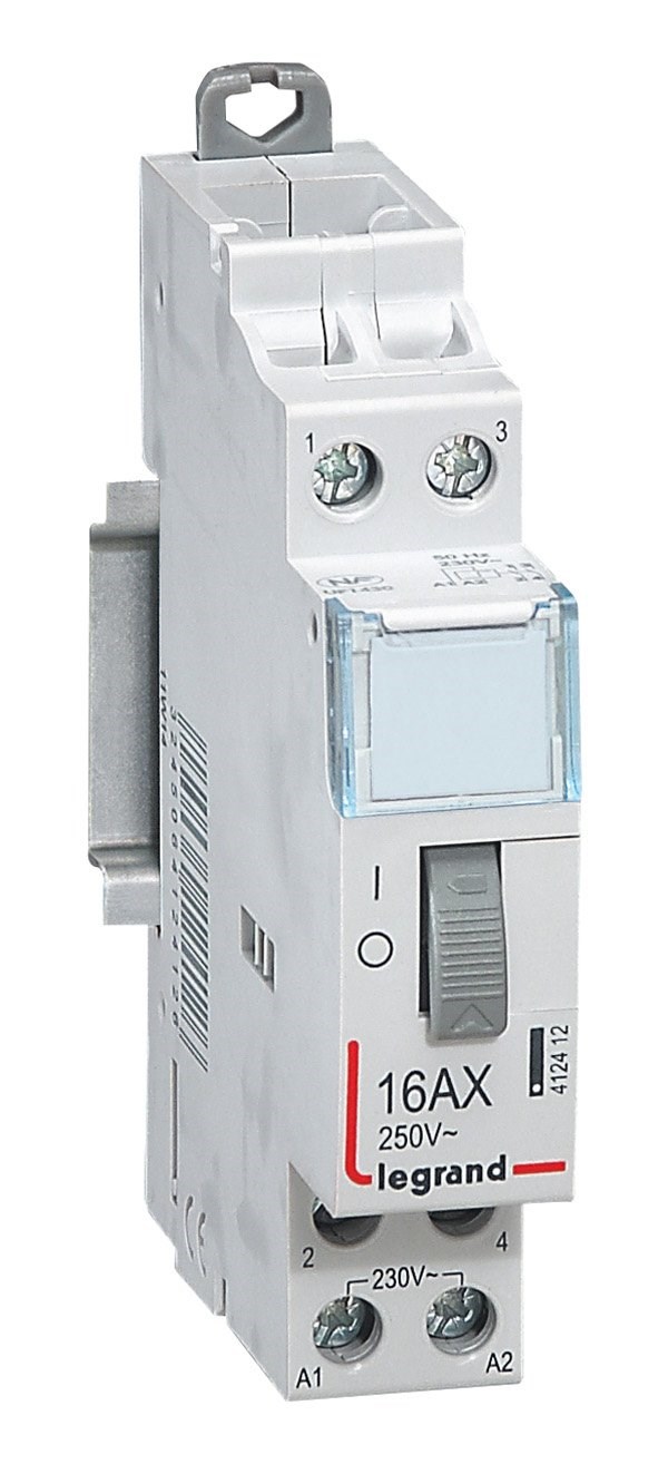 LEGRAND 412412Legrand Darbe akım anahtarı (Telerüptör) 2P 16A 230V kontrol gerilimi 2NA kontaklıLegrand Darbe Akım Anahtarı (Telerüptör) - 2K 16A 230V - 2NA{ubercoelektromarket}