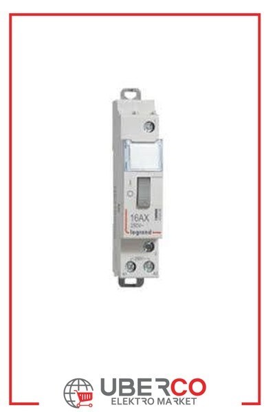 LEGRAND 412408Legrand Darbe akım anahtarı (Telerüptör) 1P 16A 230V kontrol gerilimi 1NA kontaklıLegrand Darbe Akım Anahtarı (Telerüptör) - 1K 16A 230V - 1NA{ubercoelektromarket}