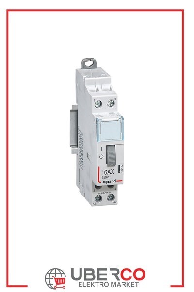 LEGRAND 412412Legrand Darbe akım anahtarı (Telerüptör) 2P 16A 230V kontrol gerilimi 2NA kontaklıLegrand Darbe Akım Anahtarı (Telerüptör) - 2K 16A 230V - 2NA{ubercoelektromarket}