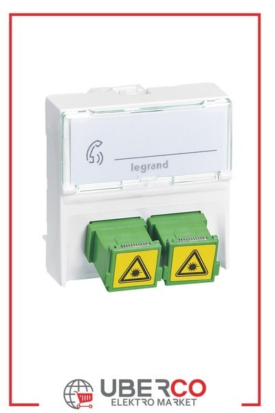 LEGRAND 078614Legrand Data Prizi, Fiber Optik, 2XSC/APC, 2M, BeyazLegrand Data Prizi, Fiber Optik, 2XSC-APC, 2M, Beyaz{ubercoelektromarket}