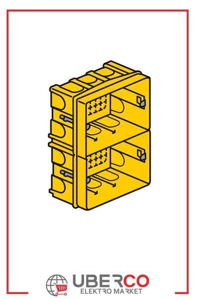 LEGRAND 089379Legrand Celest otomasyon Batibox alçıpan buat, 3.5'' dok. ekran 50 mm der.Legrand Derinlik - 3,5