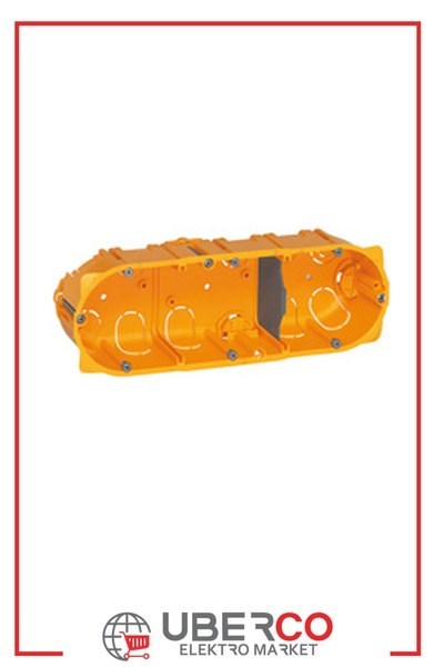 LEGRAND 080053Legrand Batibox alçıpan Buat Üçlü - 6/8 modül - Derinlik:50mmLegrand Derinlik - 6 modül{ubercoelektromarket}