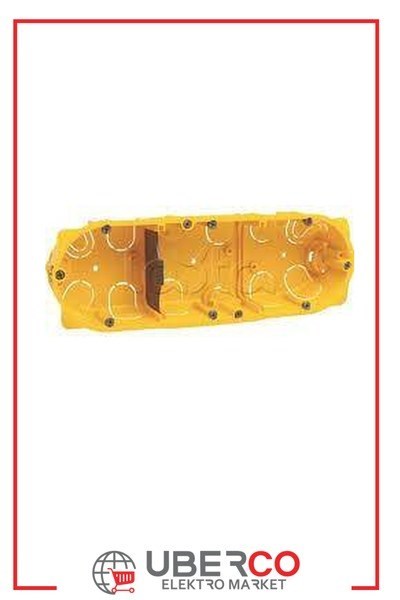 LEGRAND 080043Legrand Batibox alçıpan Buat Üçlü - 6/8 modül - Derinlik:40mmLegrand Derinlik - 6 modül{ubercoelektromarket}
