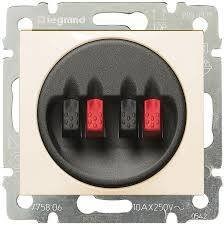 LEGRAND 774324Legrand Diğer - 2'li hoparlör prizi - BejLegrand Diğer - 2li hoparlör prizi - Bej{ubercoelektromarket}