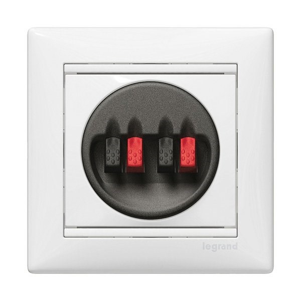 LEGRAND 774424Legrand Diğer - 2'li hoparlör prizi - BeyazLegrand Diğer - 2li hoparlör prizi - Beyaz{ubercoelektromarket}