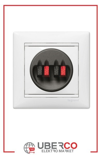 LEGRAND 774424Legrand Diğer - 2'li hoparlör prizi - BeyazLegrand Diğer - 2li hoparlör prizi - Beyaz{ubercoelektromarket}