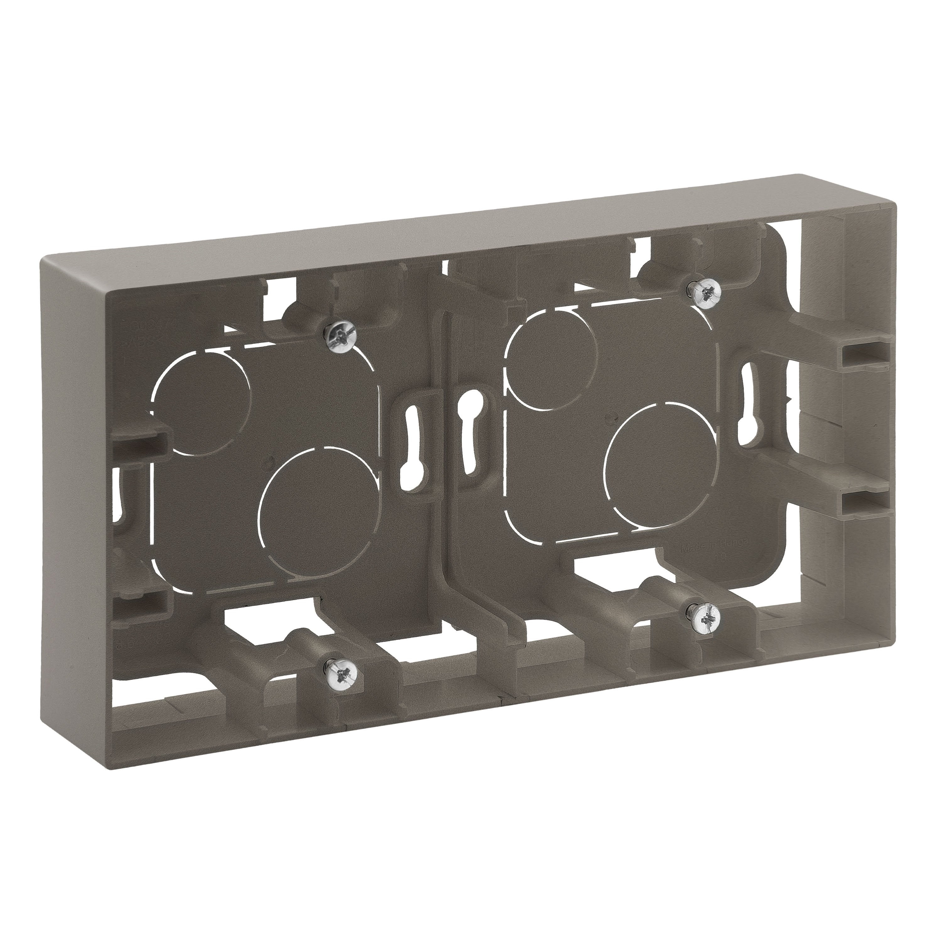 LEGRAND 768548Legrand Diğer Ürünler - İkili sıva üstü kasa - BronzLegrand Diğer Ürünler - İkili sıva üstü kasa - Bronz{ubercoelektromarket}