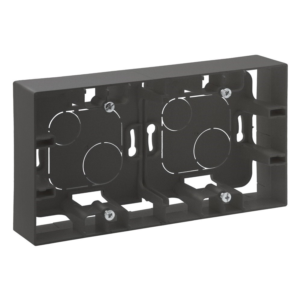 LEGRAND 768848Legrand Diğer Ürünler - İkili sıva üstü kasa - TitanyumLegrand Diğer Ürünler - İkili sıva üstü kasa - Titanyum{ubercoelektromarket}