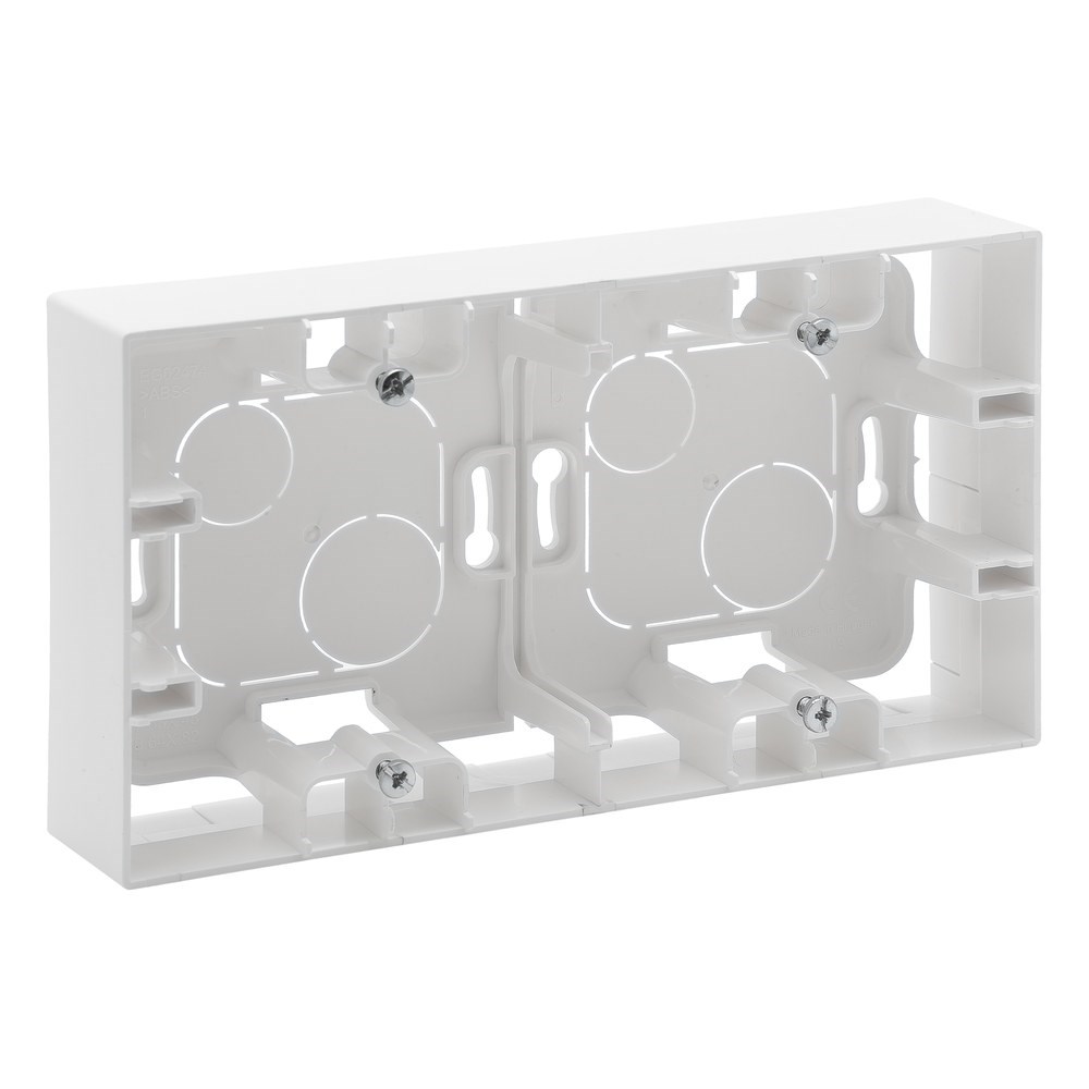 LEGRAND 768148Legrand Diğer Ürünler - İkili sıvaüstü kasa - Beyaz (7 681 48)Legrand Diğer Ürünler - İkili sıvaüstü kasa - Beyaz{ubercoelektromarket}