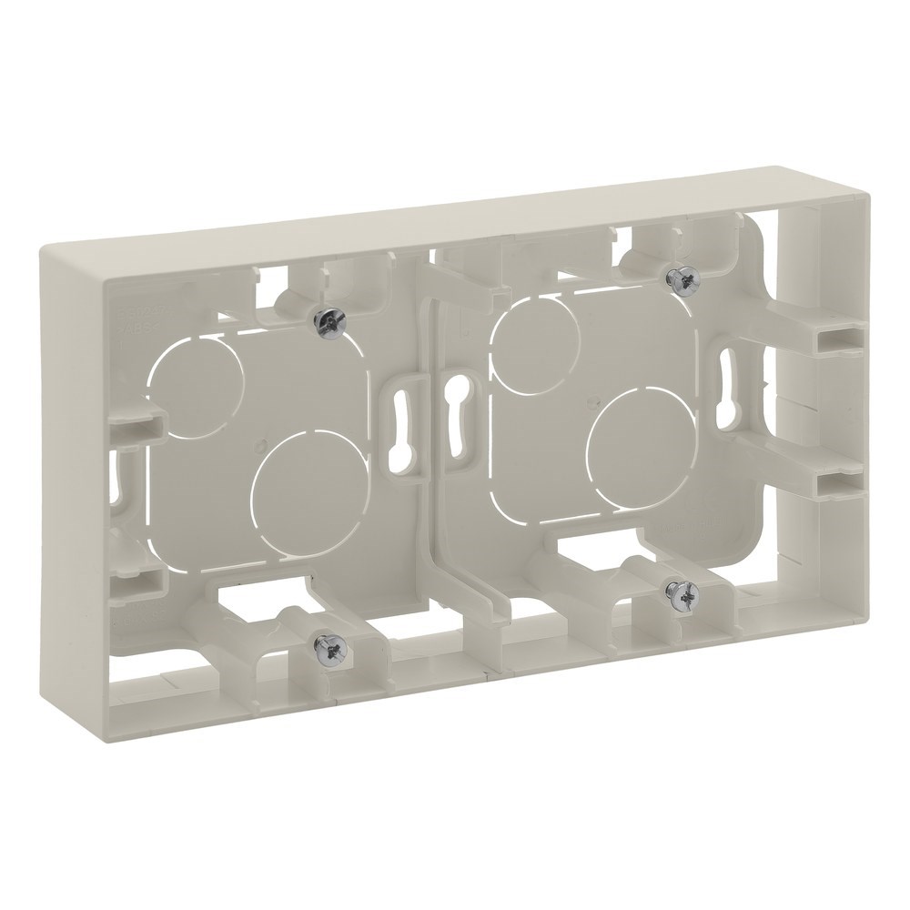 LEGRAND 768448Legrand Diğer Ürünler - İkili sıvaüstü kasa - KremLegrand Diğer Ürünler - İkili sıvaüstü kasa - Krem{ubercoelektromarket}